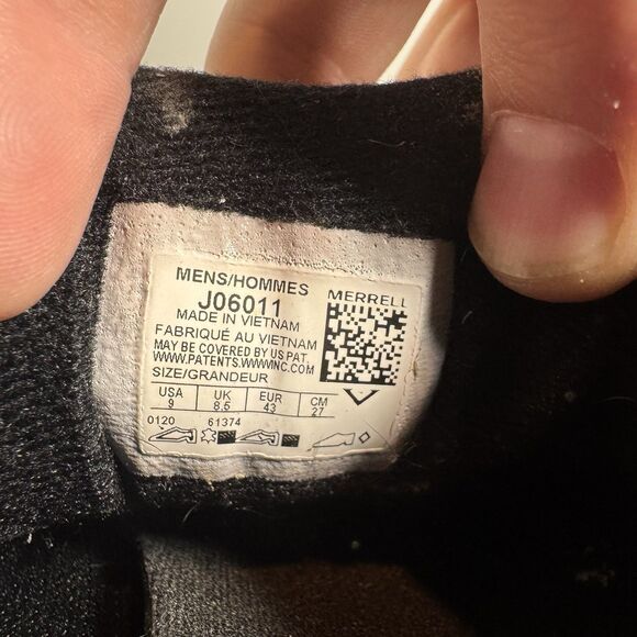 Merrell Moab 2 Ventilator Shoes Mens 9‎ Vibram Low Brown Trail Hiking Walking - Picture 8 of 8